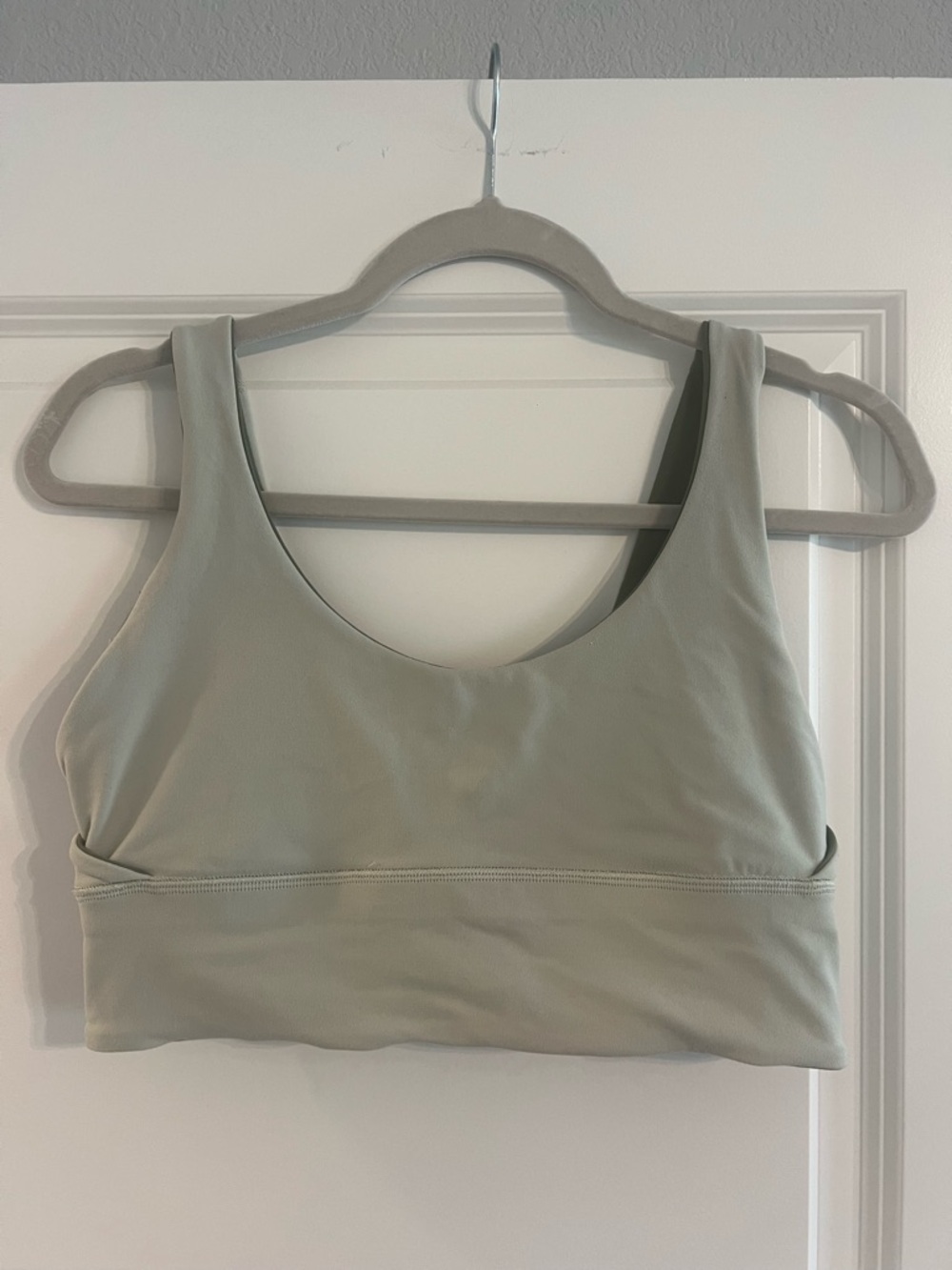 Lululemon Align Reversible Sports Bra- light support A/B Cup Green Twill/Sage